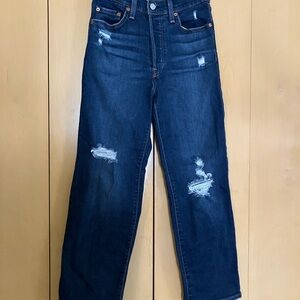 Levi's Dark Blue Denim Jeans